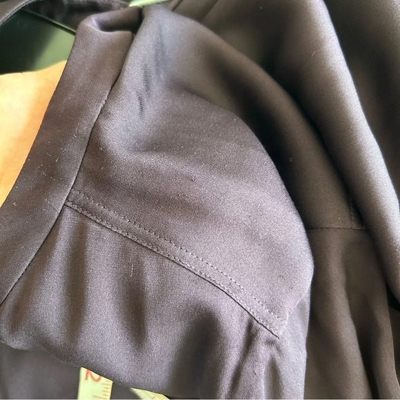 Vince 100% Silk Purple Zip Placket  Popover Top Tunic Lightweight Shirt Blouse S - Picture 12 of 14